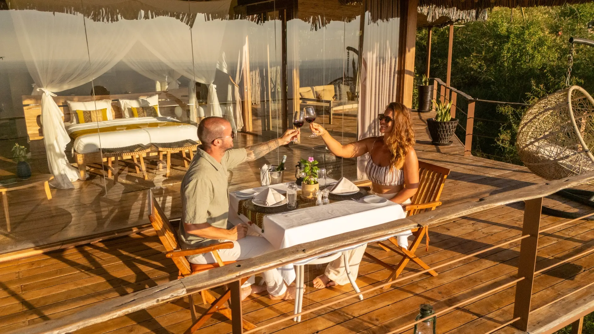 Safari camp in the Kenyan bush