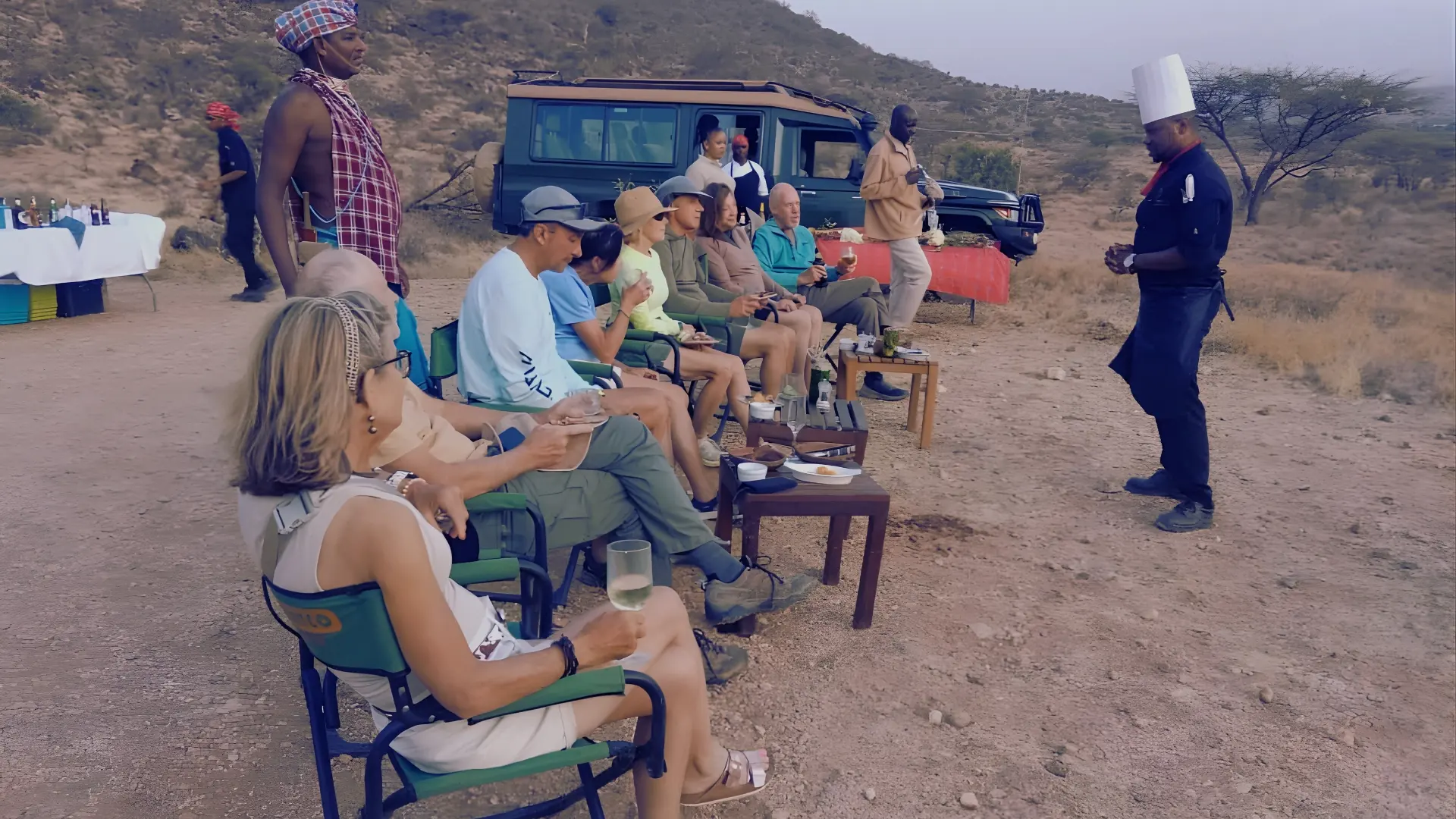 Sundowner in Samburu