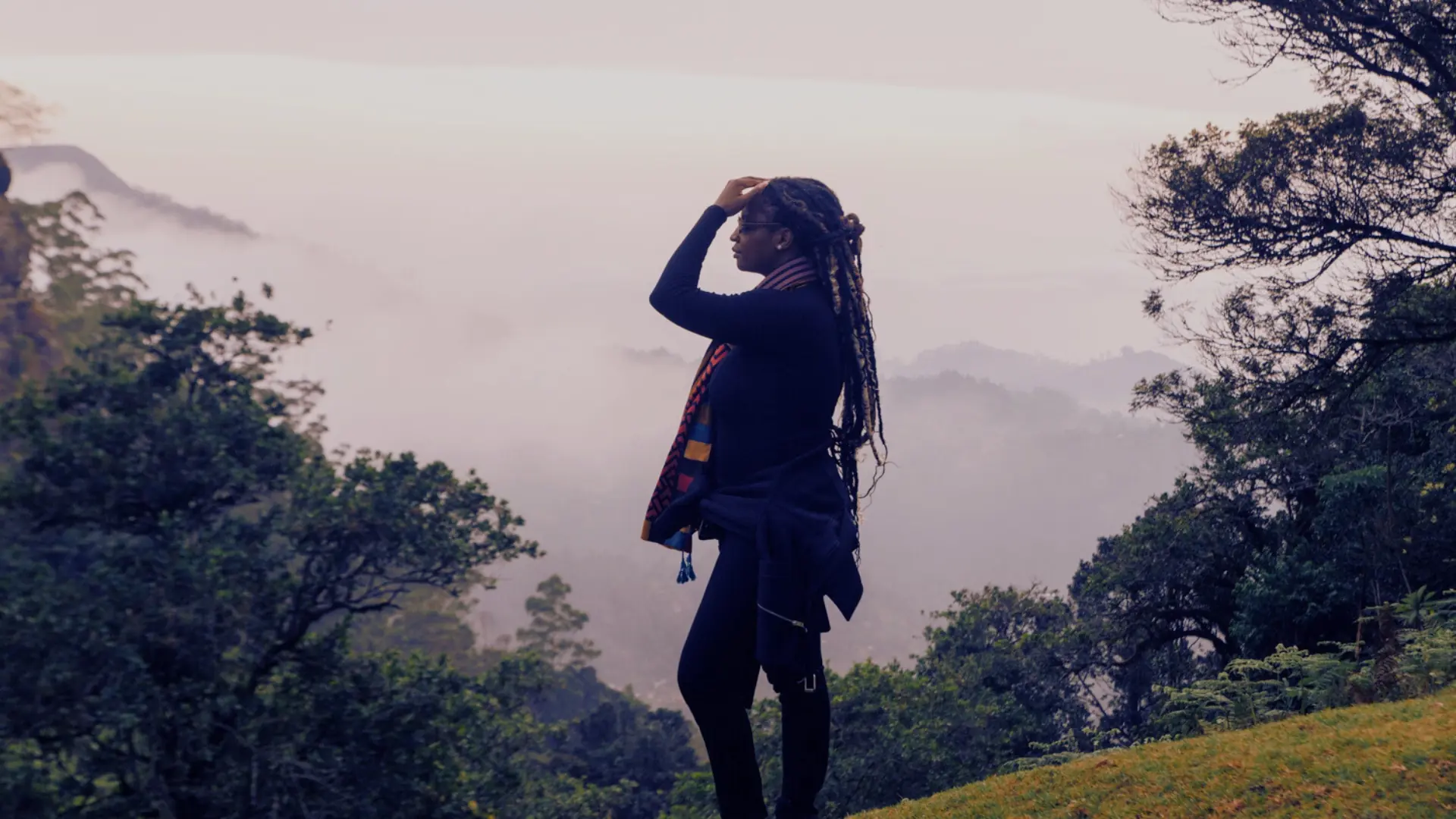 Guided bush walk in the Lumo Conservancy