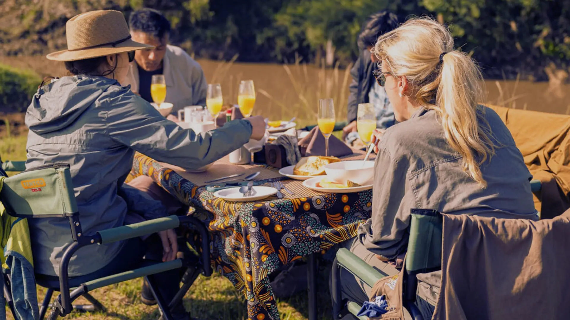 Bush breakfast at Soroi Luxury Migration Camp